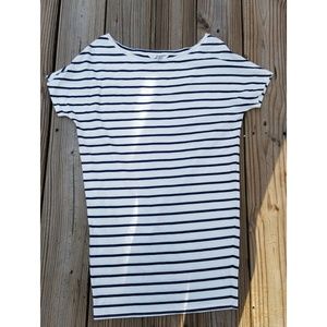 BB Dakota Striped T-shirt Dress